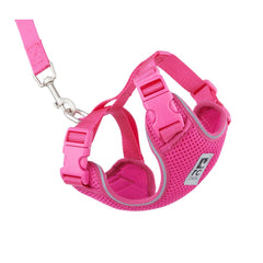 RC Pets Adventure Kitty Harness Raspberry Small neck strap for secure fit