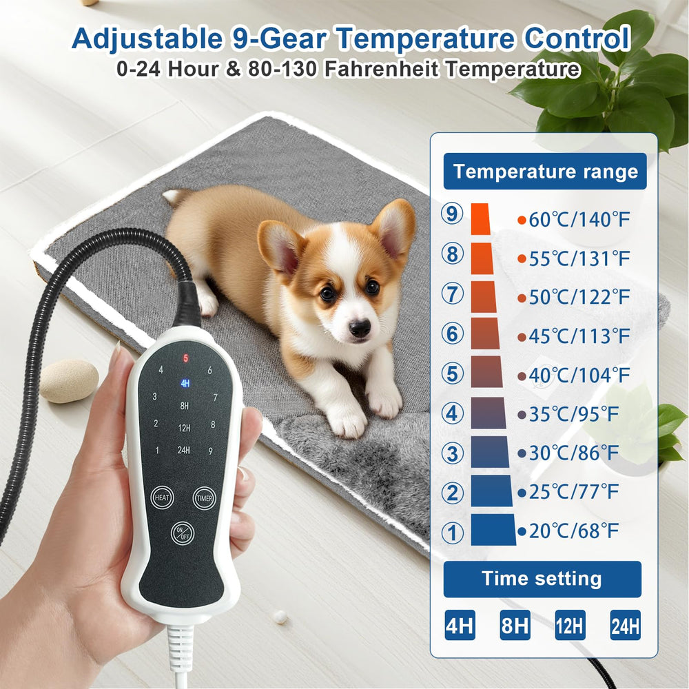 RC SLL adjustable thermostat settings enable customizable warmth