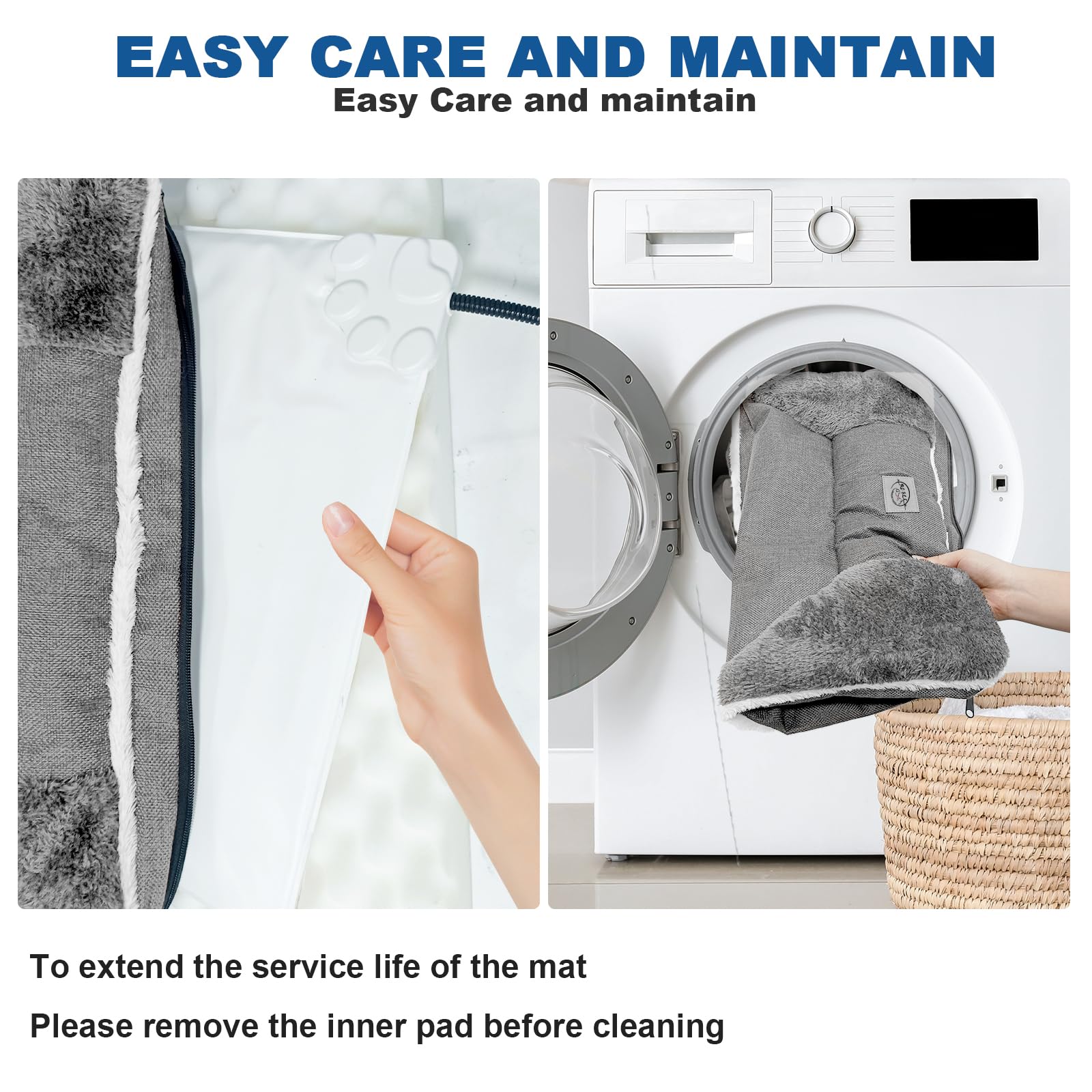 RC SLL non-slip bottom keeps the bed in place on any floor