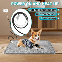 RC SLL dog heating pad side view emphasizes discreet heat source for pets