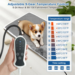 RC SLL heated dog bed large 40x27 side view supports relaxed, nest-like lounging.
