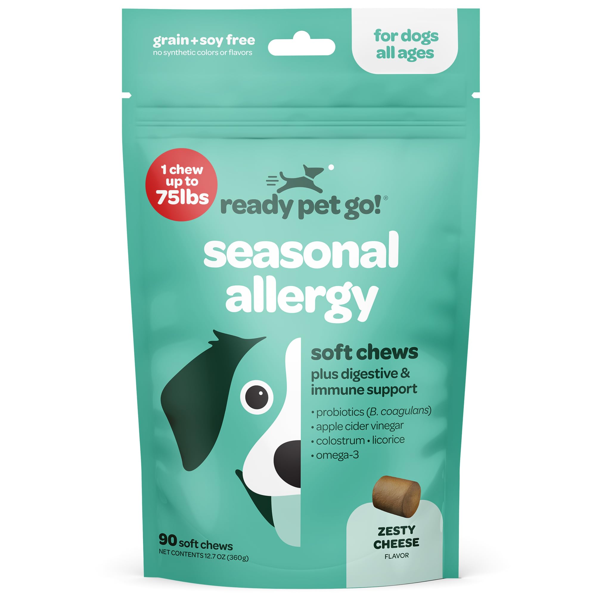 Ready Pet Go American-Made pet supplements bottle highlights trusted quality and local production