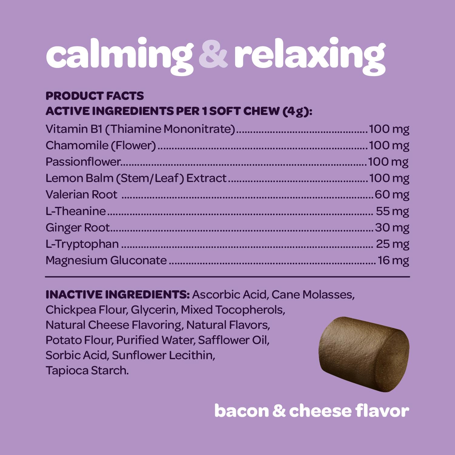 Ready Pet Go! Calming Chews dog-relaxed scene highlights improved mood with natural herbal blends.