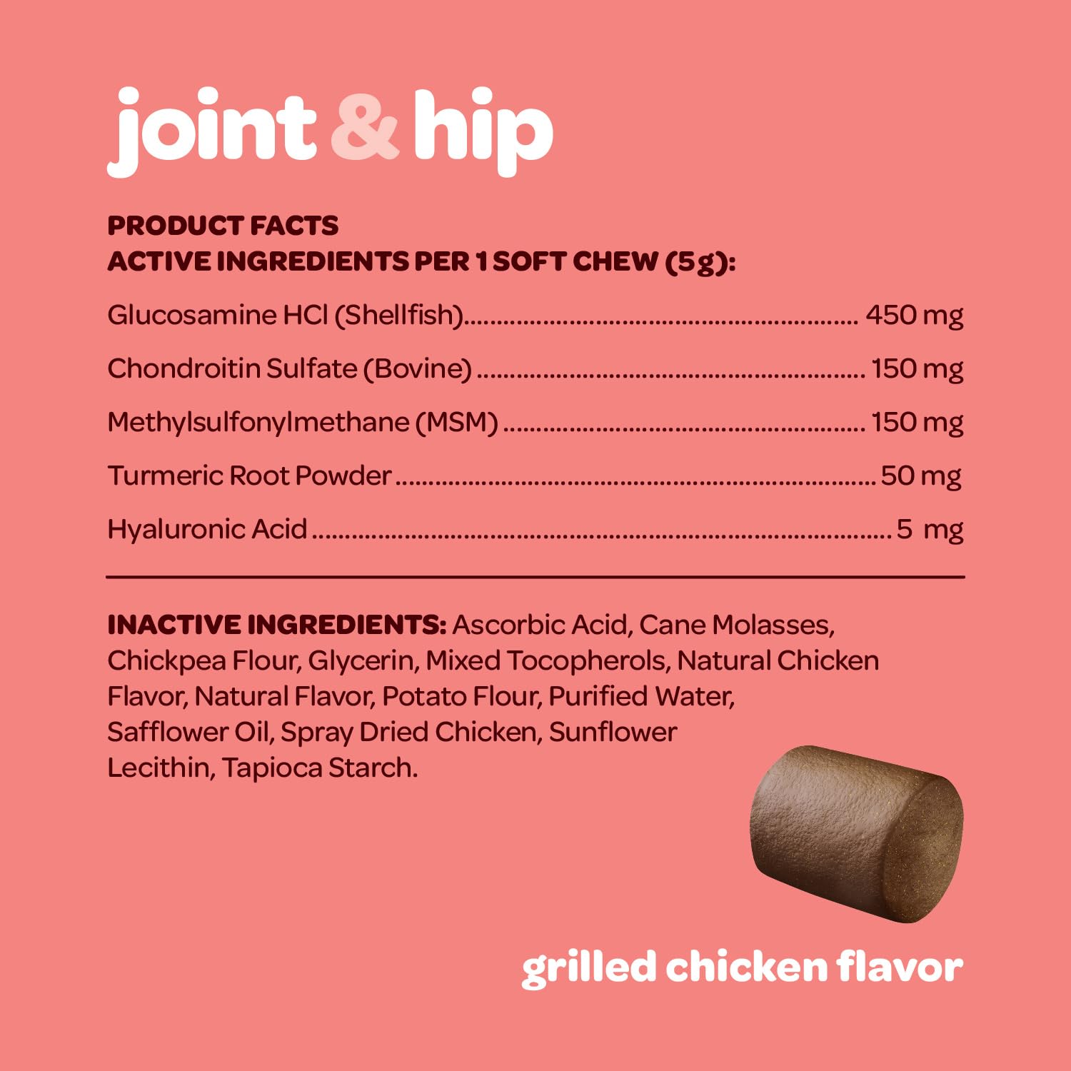 Ready Pet Go turmeric dog chews closeup showcases bright color and wellness benefits