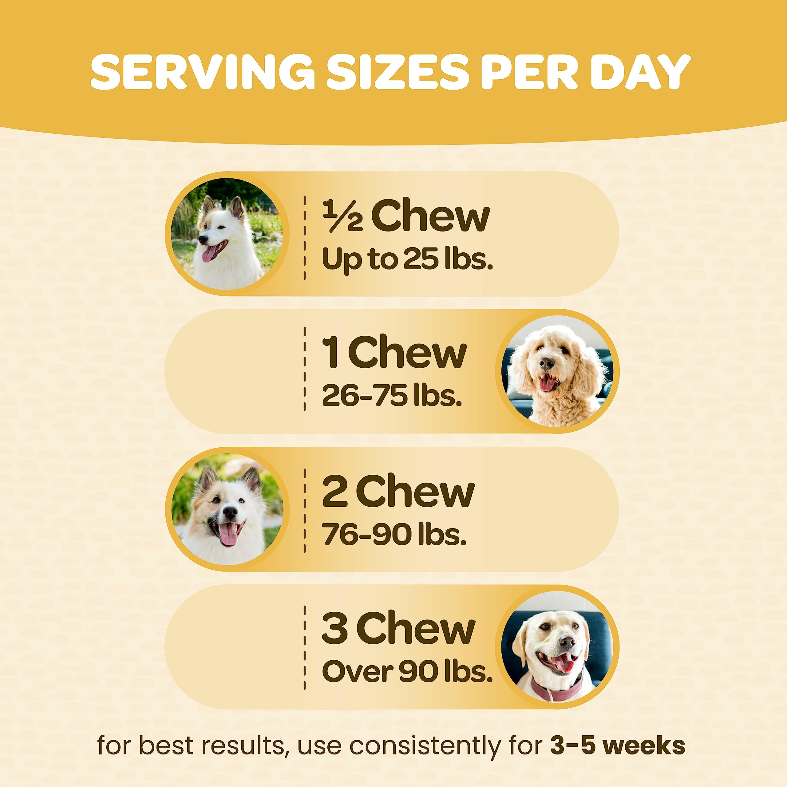 Ready Pet Go Turmeric for Dogs chews include collagen for flexible joints and skin support.