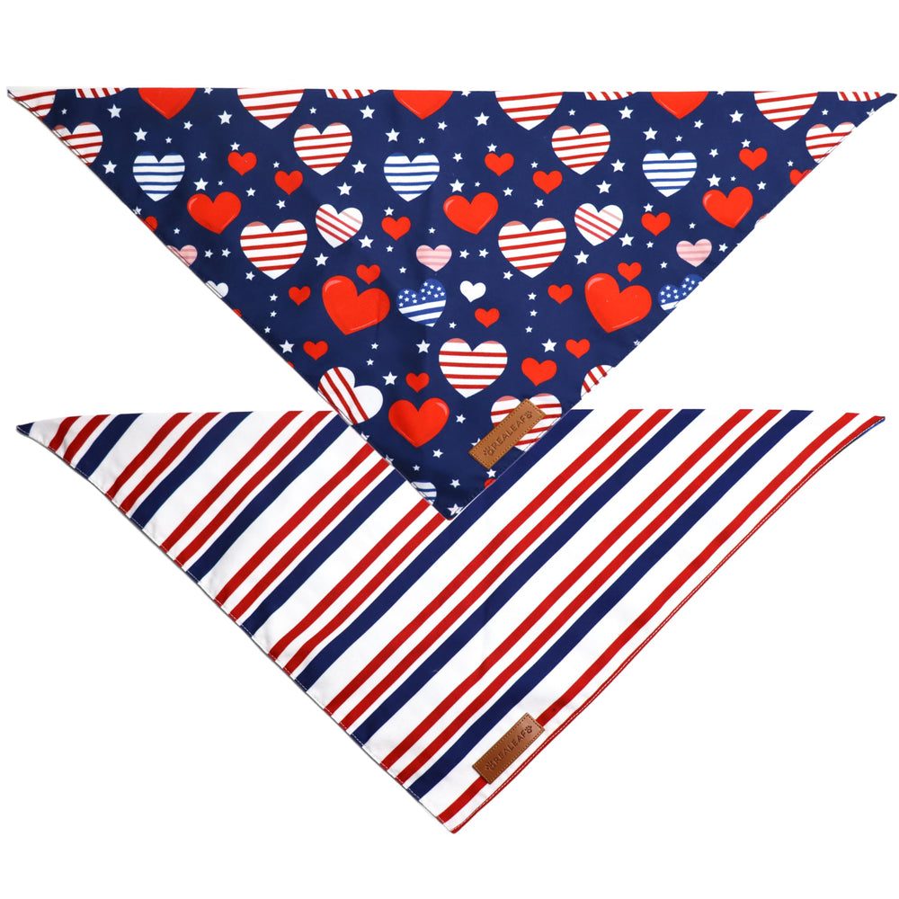 Bandana Realeaf con tallas pequeñas, medianas y grandes para diferentes cuellos.