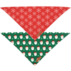 Bandanas diseno-papa-noel de Realeaf, look divertido para tu mascota.