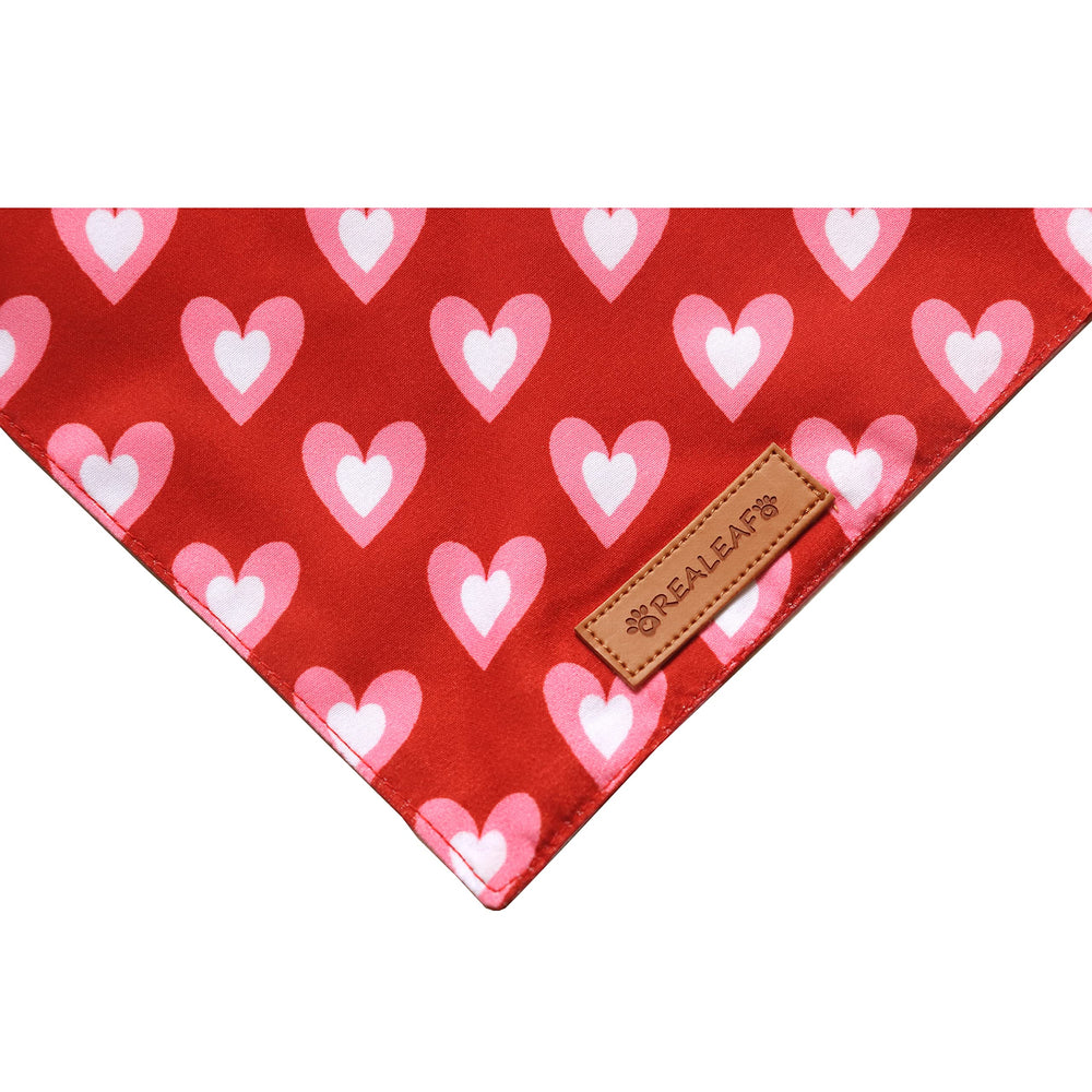 Bandanas Realeaf con ajuste para cuellos de perros medianos a grandes; cómodo y seguro.