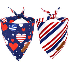 Bandanas Realeaf en pack de dos para perros, listo para combinar estilos.