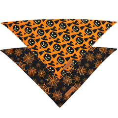 Realeaf Halloween Dog Bandana ghost pattern creates boutique-worthy pet style