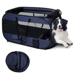 Realife dog enclosure pops up instantly for quick setup during travel.
