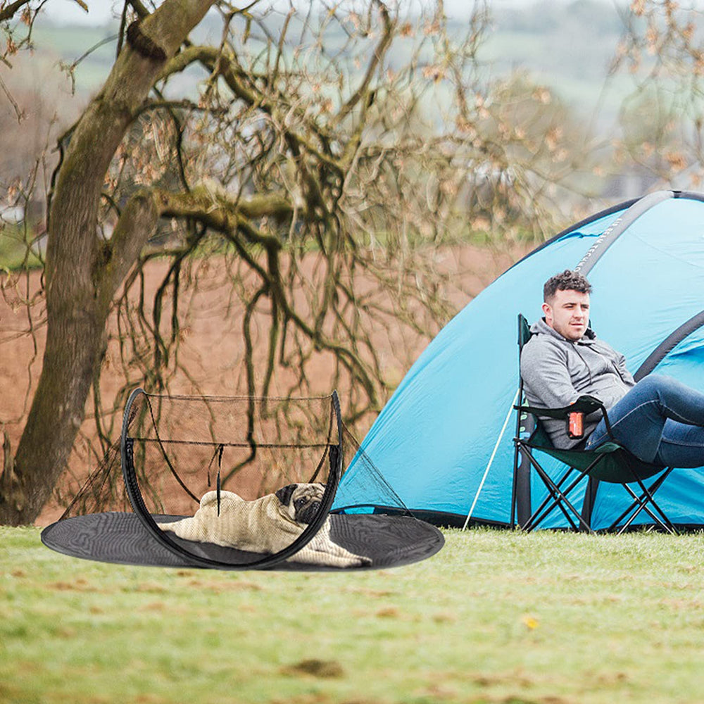 Realife folded cat tent storage bag compact for travel and storage.