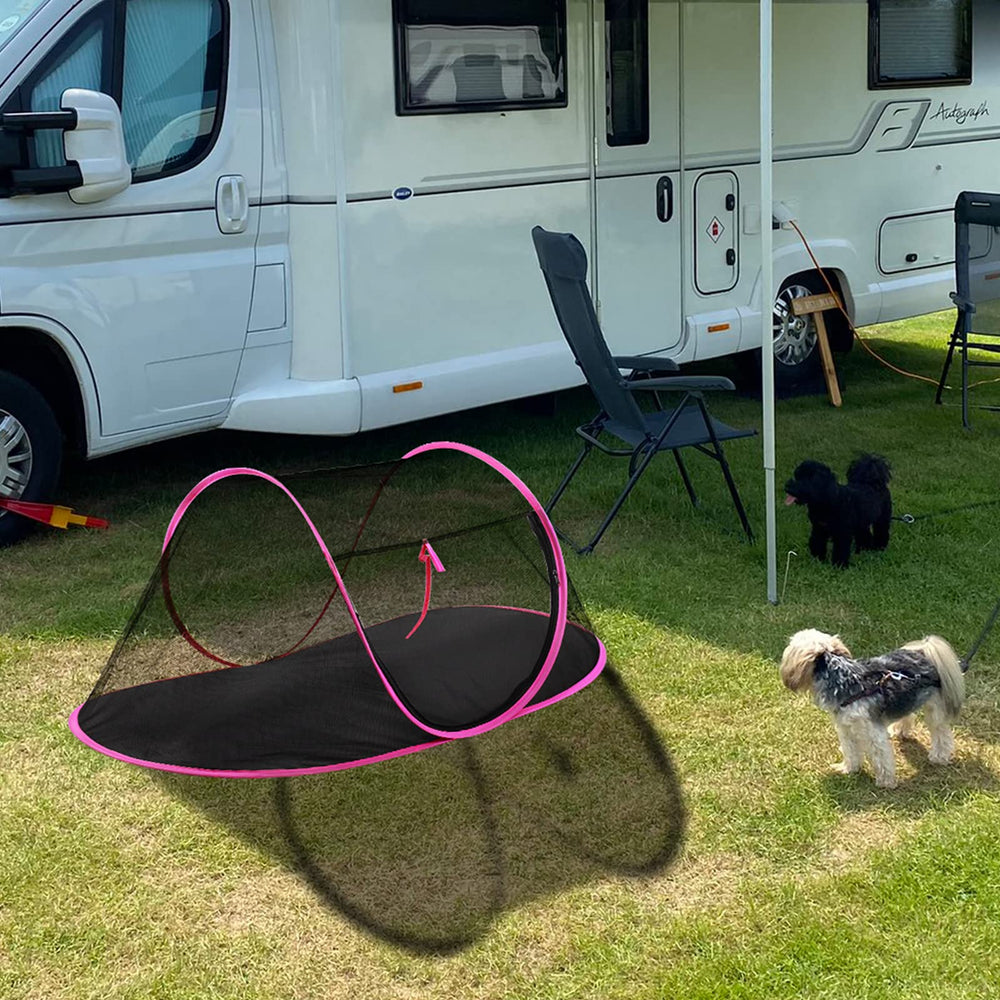 Realife storage bag for cat tent rose red easy transport
