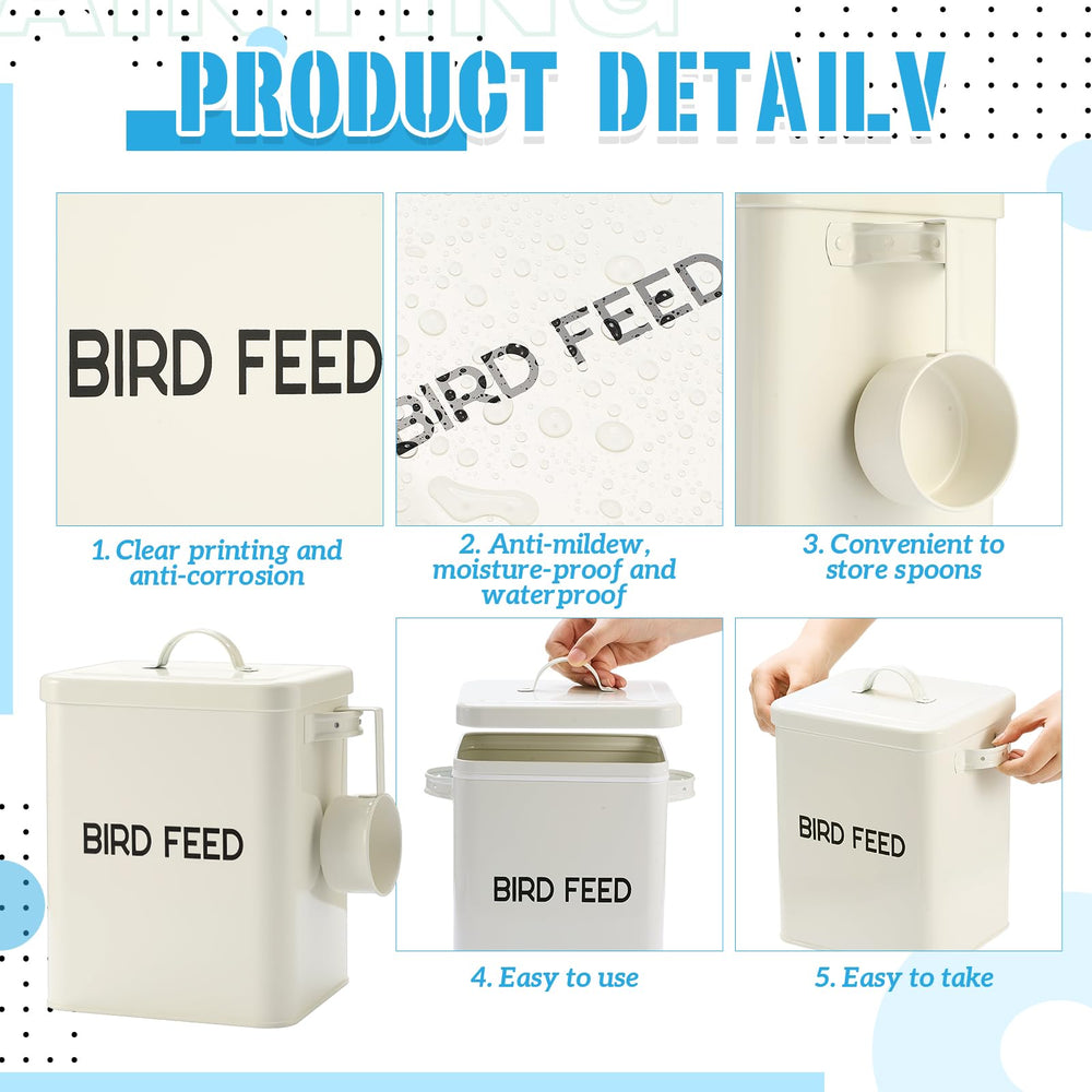 Reallnaive metal storage container with reinforced handles for easy transport.