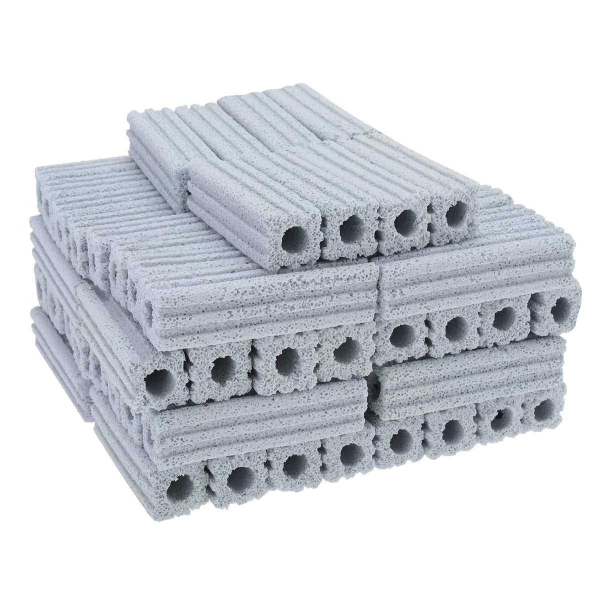 RealPlus ceramic bio-filter blocks 72-pack for aquarium filtration