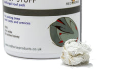 Red Horse Hoof-Stuff application on hoof surface cleanses and supports tissue.