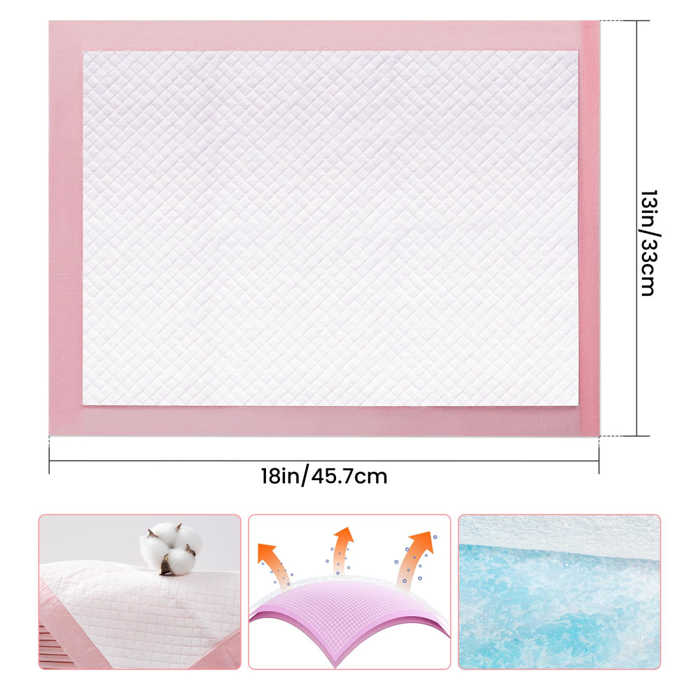 Red Rabbits pink pack ideal for indoor or travel potty setups
