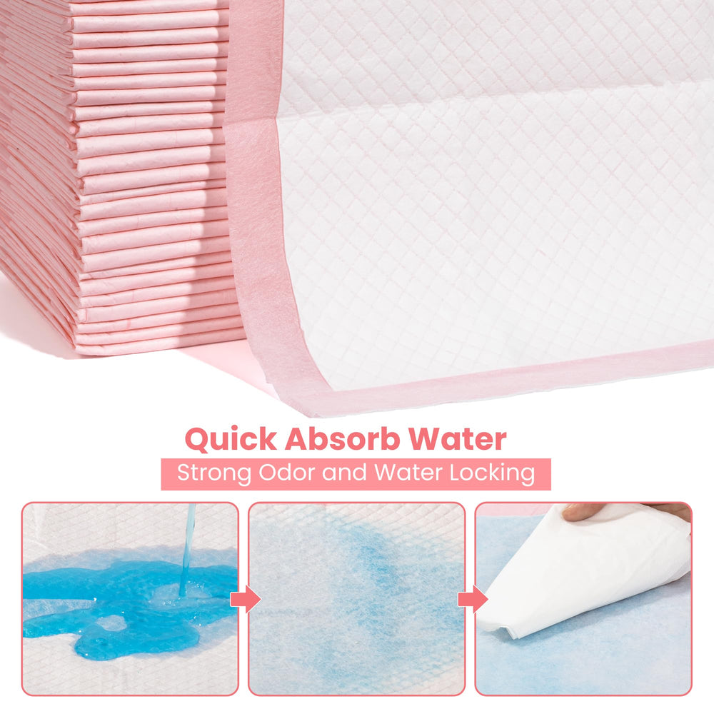 Red Rabbits leak-proof bottom layer provides overflow protection during saturation
