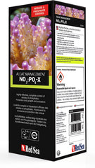 Red Sea NO3:PO4-X aquarium use depicts balanced water for vibrant corals.