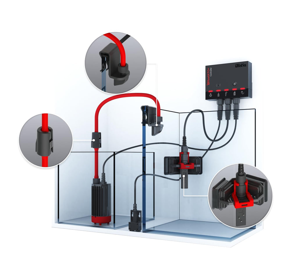 Red Sea ReefATO installation illustrating efficient water flow management