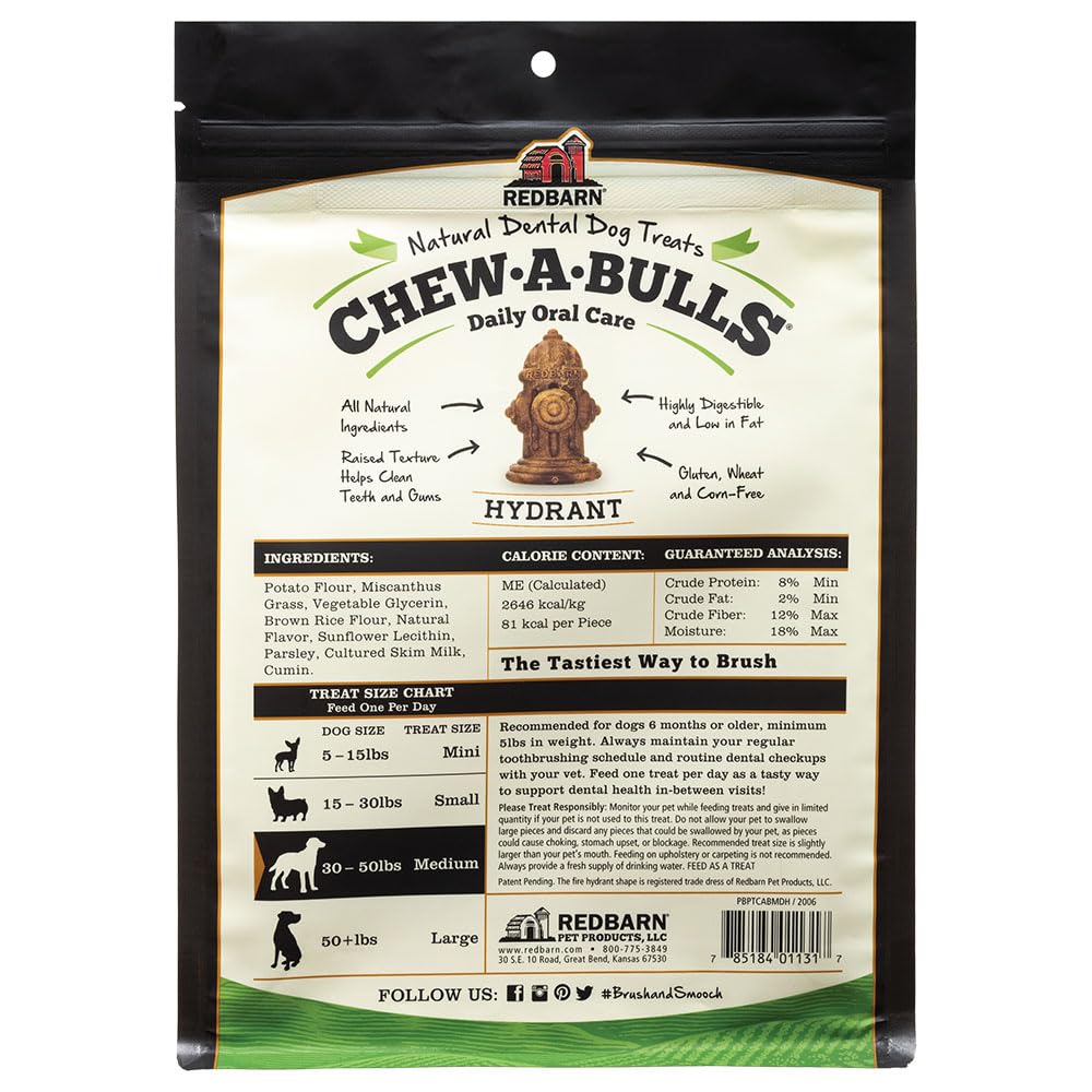 Redbarn Chew-A-Bulls quality and safety checks underscore trusted care.