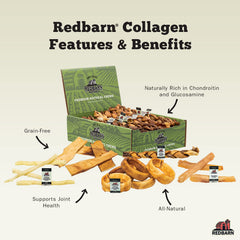 Redbarn Collagen Braid tough-texture close-up showcases durable chew for aggressive chewers