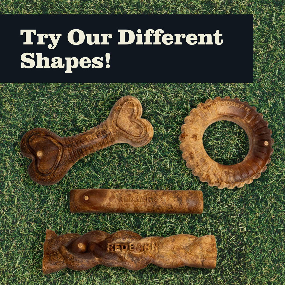 Redbarn Dur-A-Bulls long-lasting-01: lasts longer than typical chews for extended play.