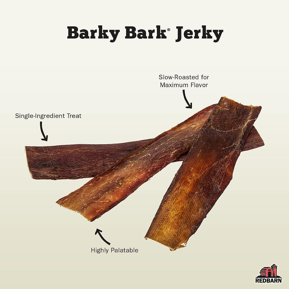 Redbarn Naturals Barky Bark packaging close-up - shows labeling and safety-focused quality.