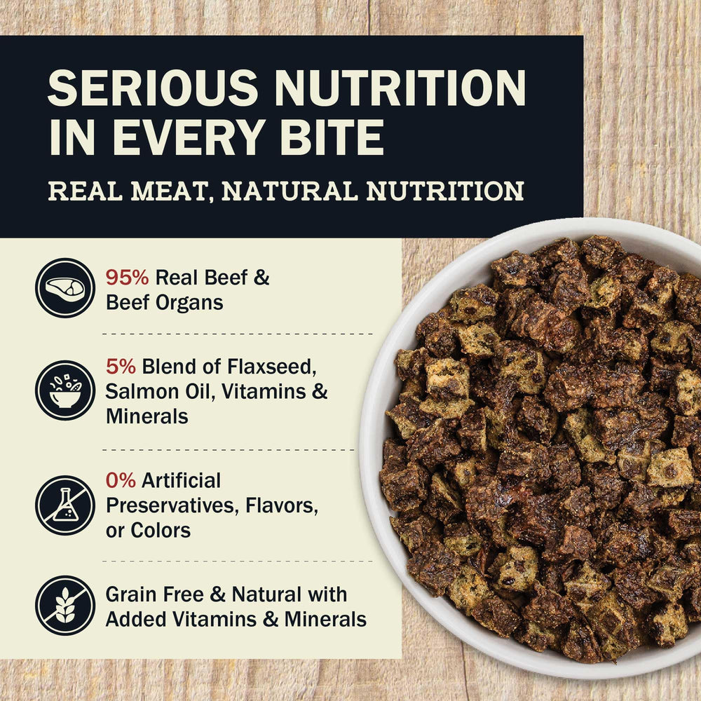 Redbarn Powerfood air-dried bites texture emphasizes crunchy, flavorful kibble.
