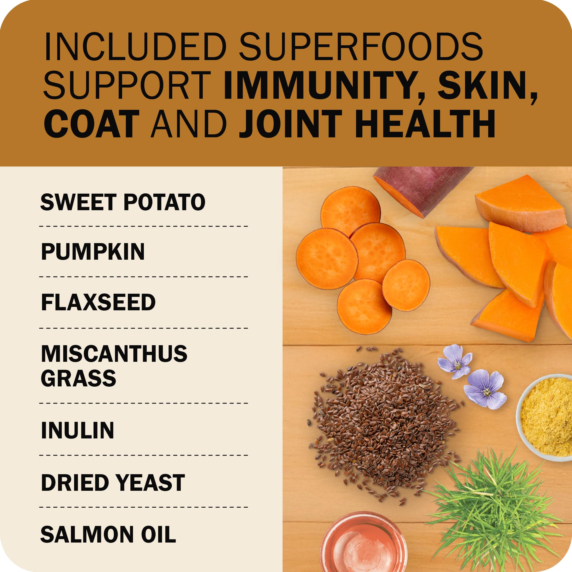 Redbarn Powerfood salmon oil adds a glossy sheen for omega benefits.