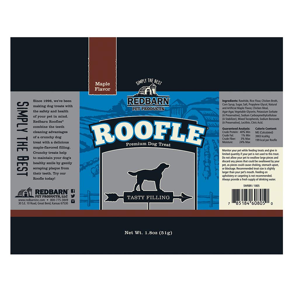 Redbarn Roofle walk-time reward shown with outdoor setting and easy-to-open packaging