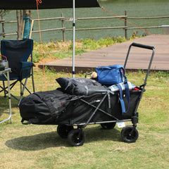 REDCAMP dog wagon open side view shows roomy interior for pets