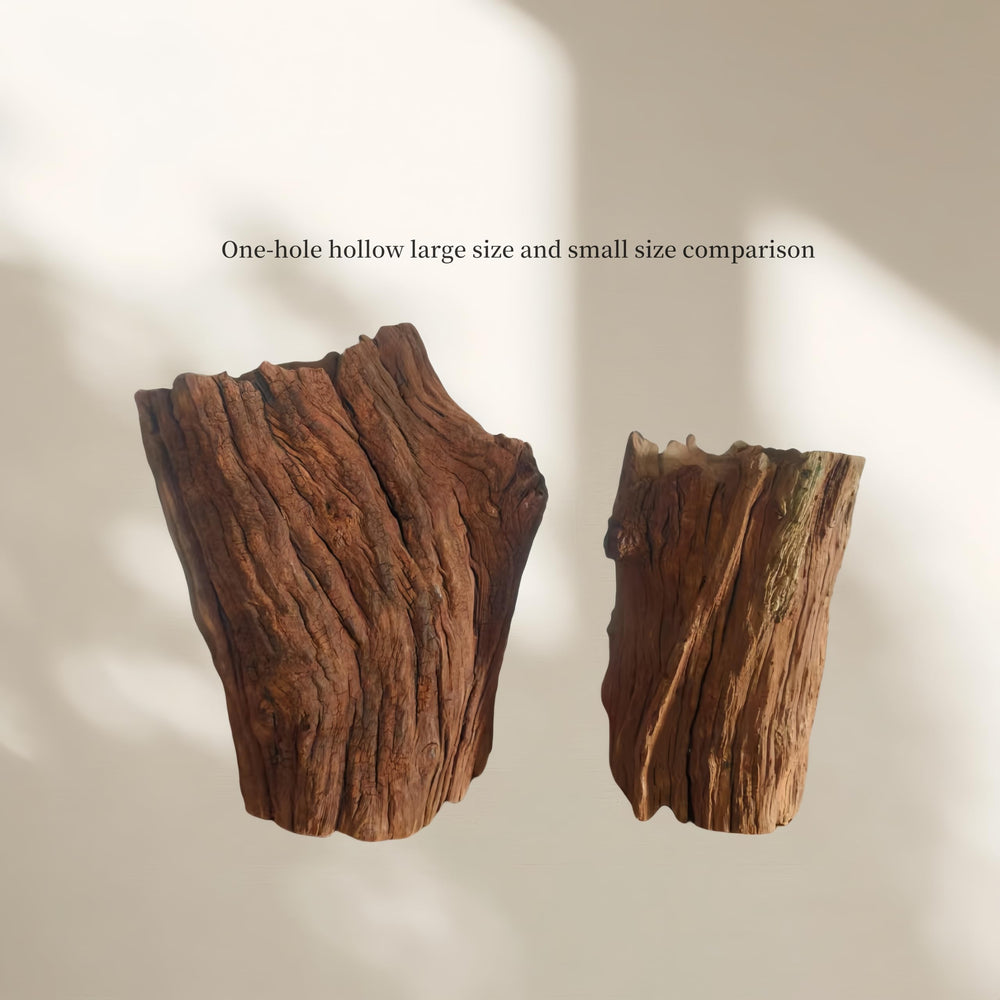 Redfeiyang Betta Wood Tunnel close-up reveals smooth edges for safe use