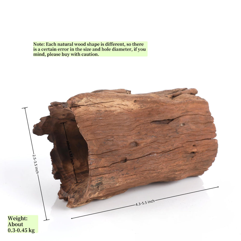 Redfeiyang Betta Wood Tunnel driftwood decor supports tank aesthetics and comfort.
