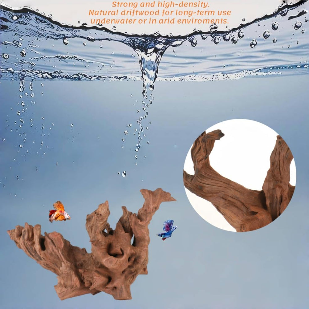 Redfeiyang driftwood branch betta habitat natural shelter for betta tanks
