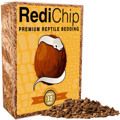 Reptichip coconut substrate dust-free bedding for clean reptile habitats