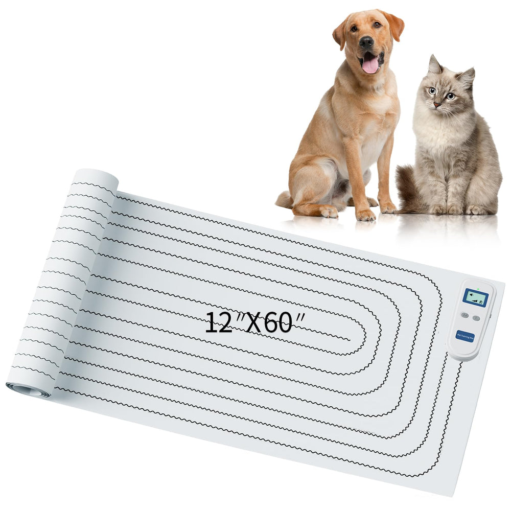 Redmogo indoor training mat on a couch deters pets and protects furniture.