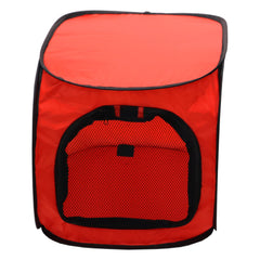 Redmon portable pet crate small zippered door ensures secure yet simple access.