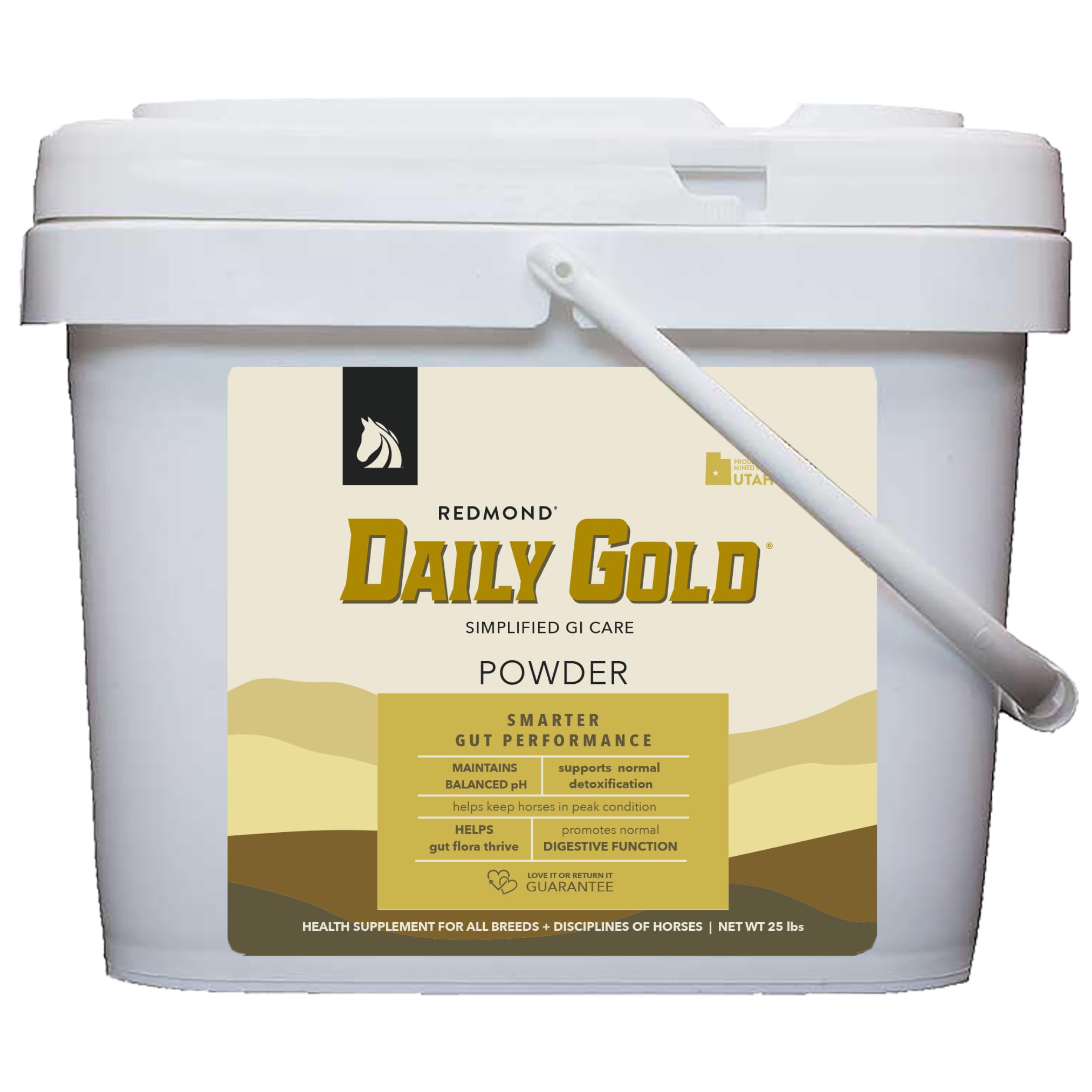 Redmond Daily Gold stress-relief bottle for digestive comfort.