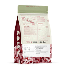 Redmond Daily Red Crushed bag label shows natural minerals and garlic flavor.