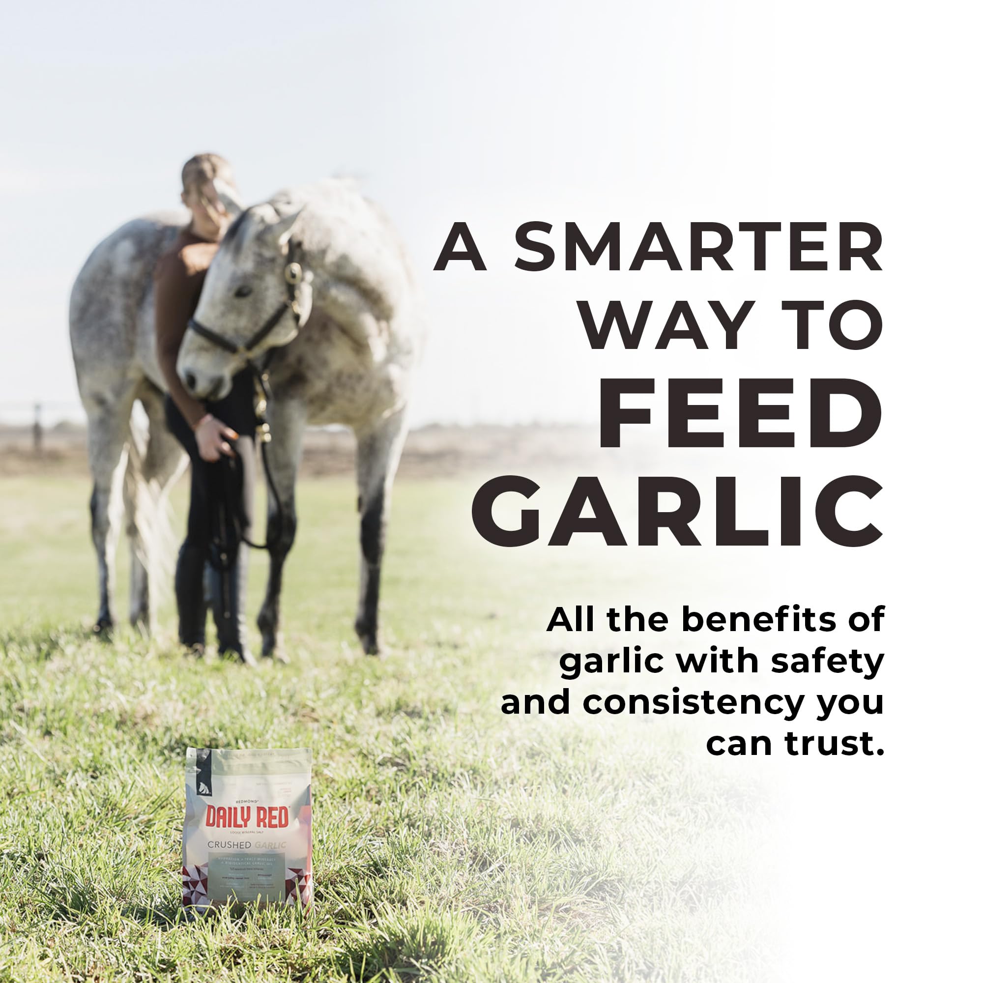 Redmond Daily Red Crushed horse-ready portion supports daily hydration needs.
