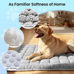 REEVAA Dog Bed Mat anti-slip bottom keeps bed in place