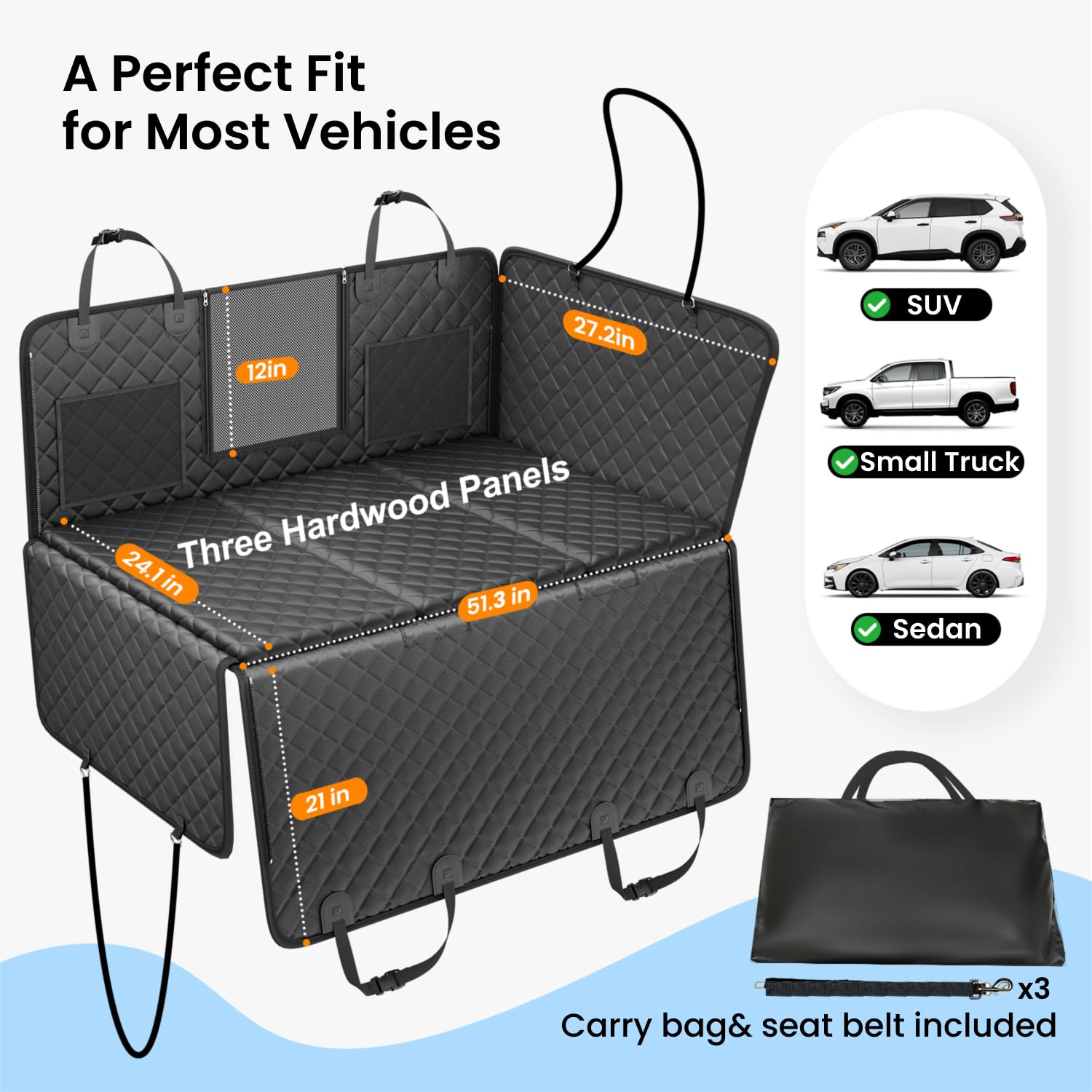 REEVAA fits SUVs, sedans, and small trucks with reinforced stability.