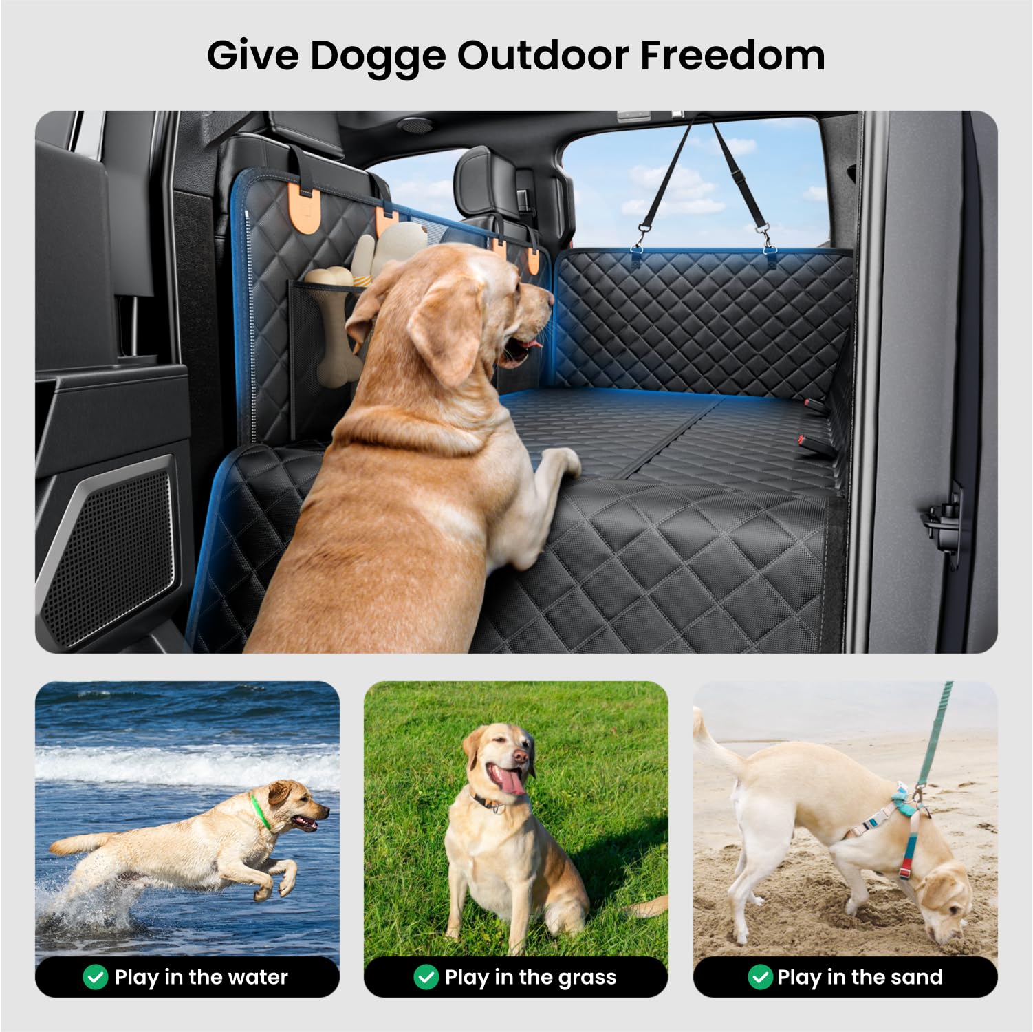REEVAA non-slip base keeps the hammock secure during turns and sudden stops.
