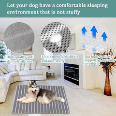 REEZEIVI foldable dog mat designed for easy storage and travel use.