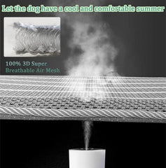 REEZEIVI dog crate mat features non-slip bottom for stable resting.