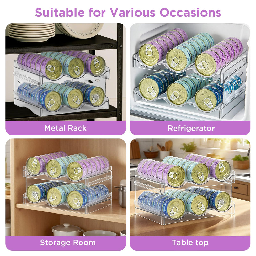 REFLYING cat food can organizer countertop use fits on kitchen counters for easy prep