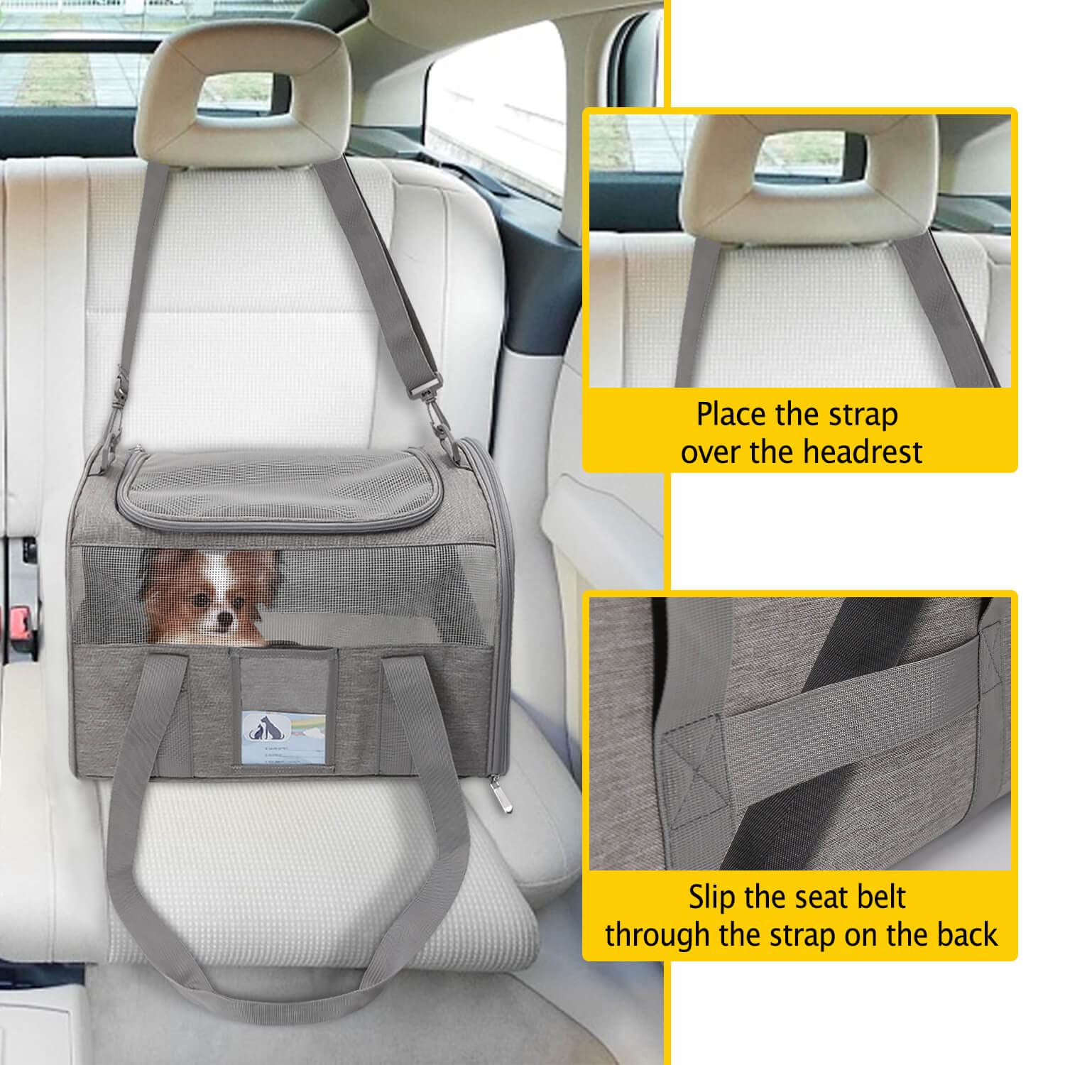 Refrze cat carrier is airline-approved for in-cabin travel.