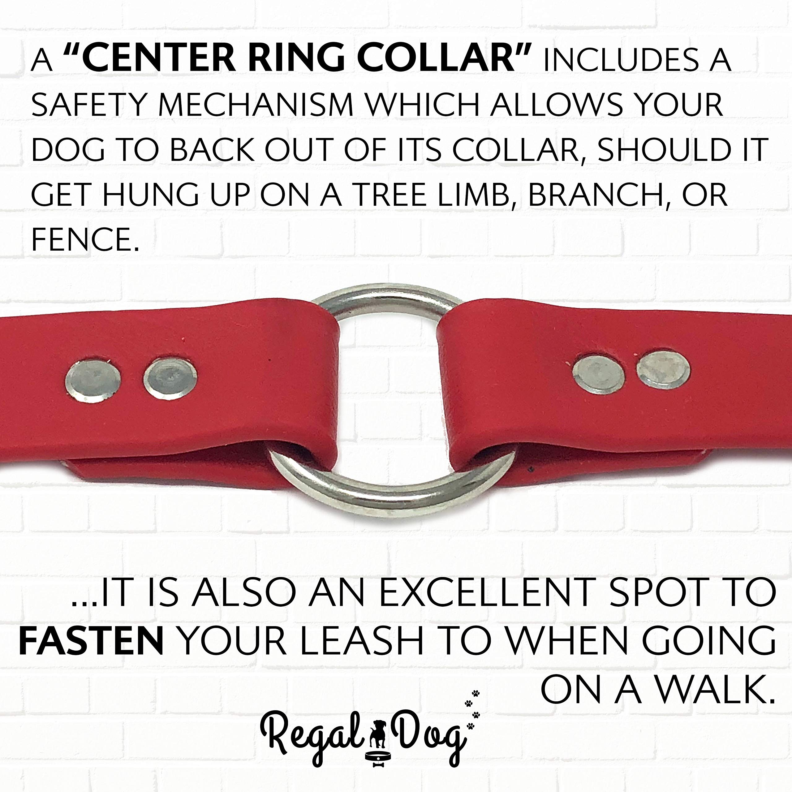 Regal Dog Products adjustable neck sizes 13 to 23 inches for growing pups.