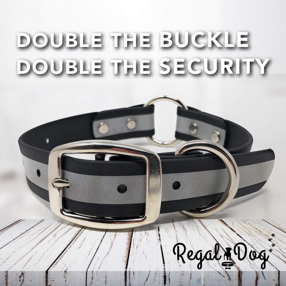 Regal Dog Products night visibility emphasis image illustrating high-contrast safety in low light